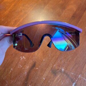 Vintage Uvex Shield Sunglasses Astrospec 3000 Workwear 80s 90s Visor Wrap USA‎